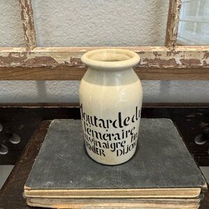 Vintage French Mustard Jar